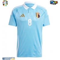 Moški Nogometni dresi Belgija Youri Tielemans #8 Gostujoči EP 2024 Kratek Rokav